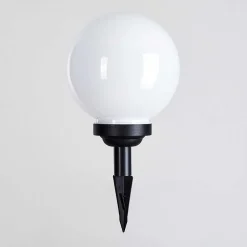 Boule Lumineuse Campinas Led Noir, Blanc, 1 Lumiere