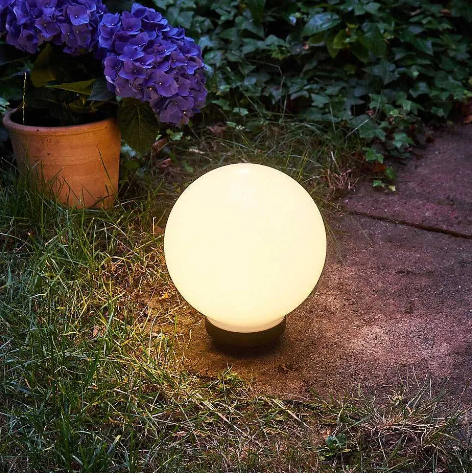 Boule Lumineuse Campinas Led Noir, Blanc, 1 Lumiere