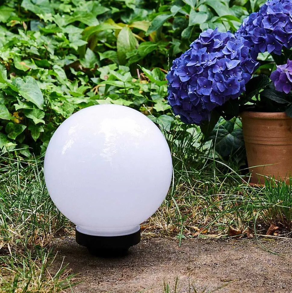 Boule Lumineuse Campinas Led Noir, Blanc, 1 Lumiere