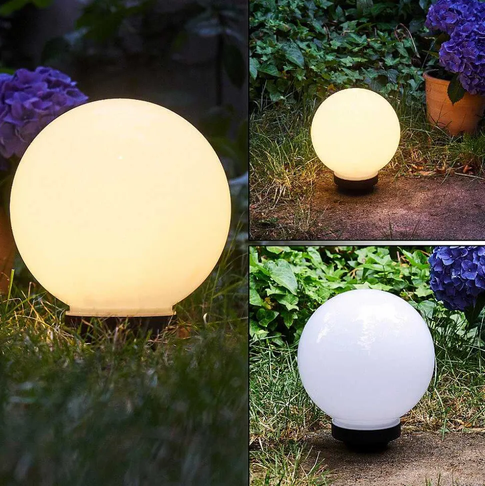 Boule Lumineuse Campinas Led Noir, Blanc, 1 Lumiere