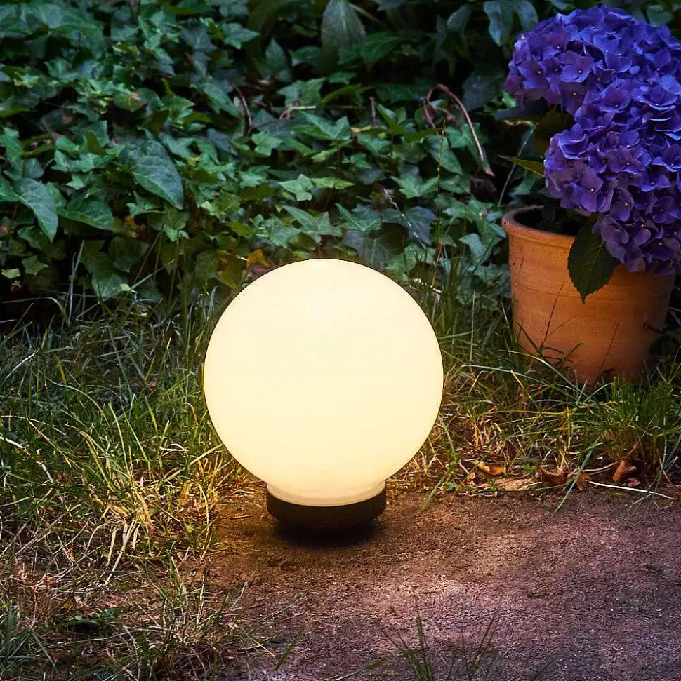 Boule Lumineuse Campinas Led Noir, Blanc, 1 Lumiere