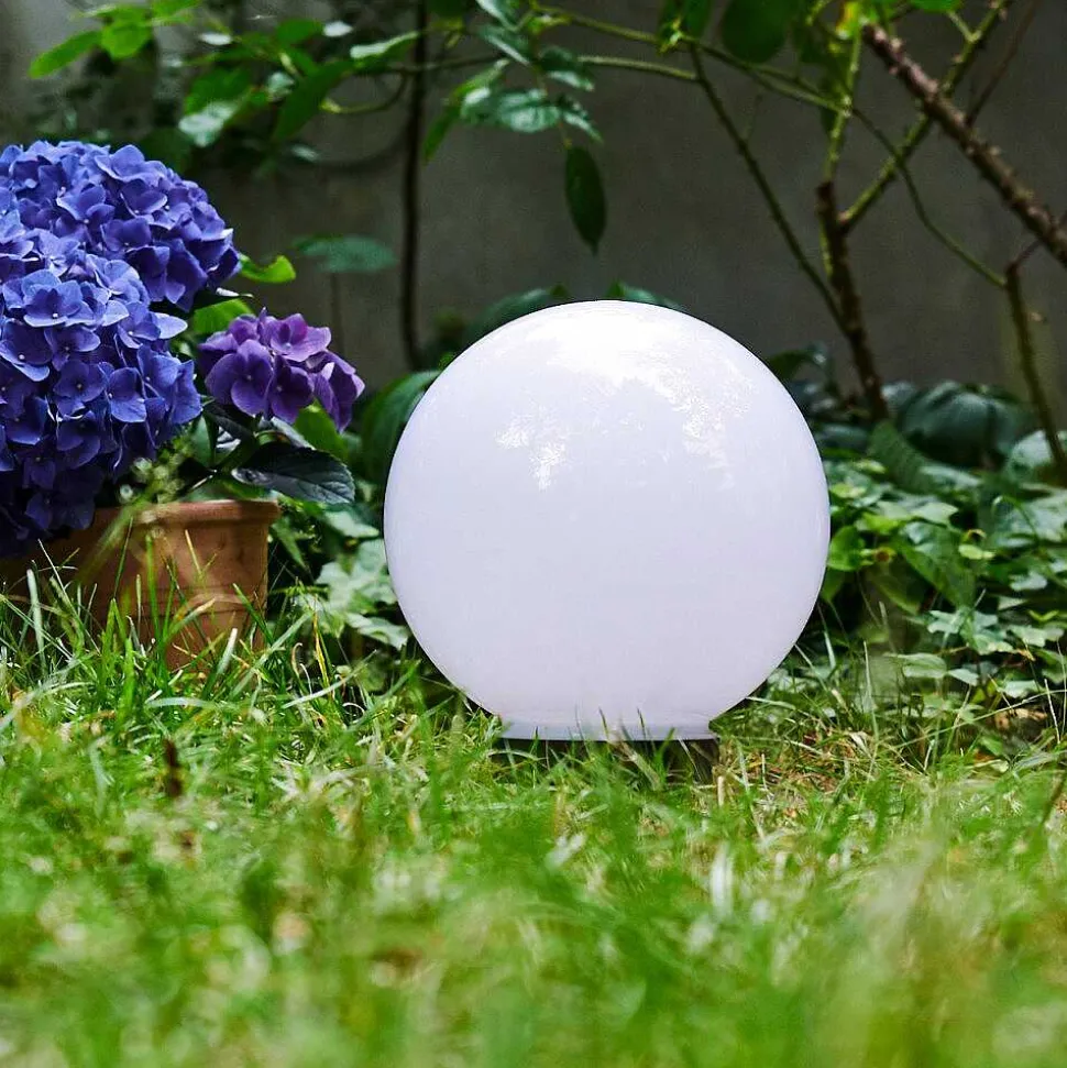 Boule Lumineuse Campinas Led Noir, Blanc, 1 Lumiere