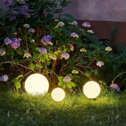 Boule Lumineuse Campinas Led Noir, Blanc, 1 Lumiere