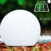 Boule Lumineuse Solar Led Acier Inoxydable, 2 Lumieres