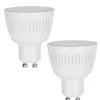 Candal Gu10 Led Rgb 6,5 Watt 2200-6500 Kelvin 345 Lumen Lot De 2 Avec Telecommande