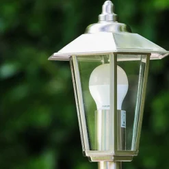 Éclairage De Chemin Moskau Acier Inoxydable, 1 Lumiere