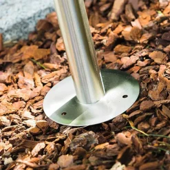 Éclairage De Chemin Moskau Acier Inoxydable, 1 Lumiere