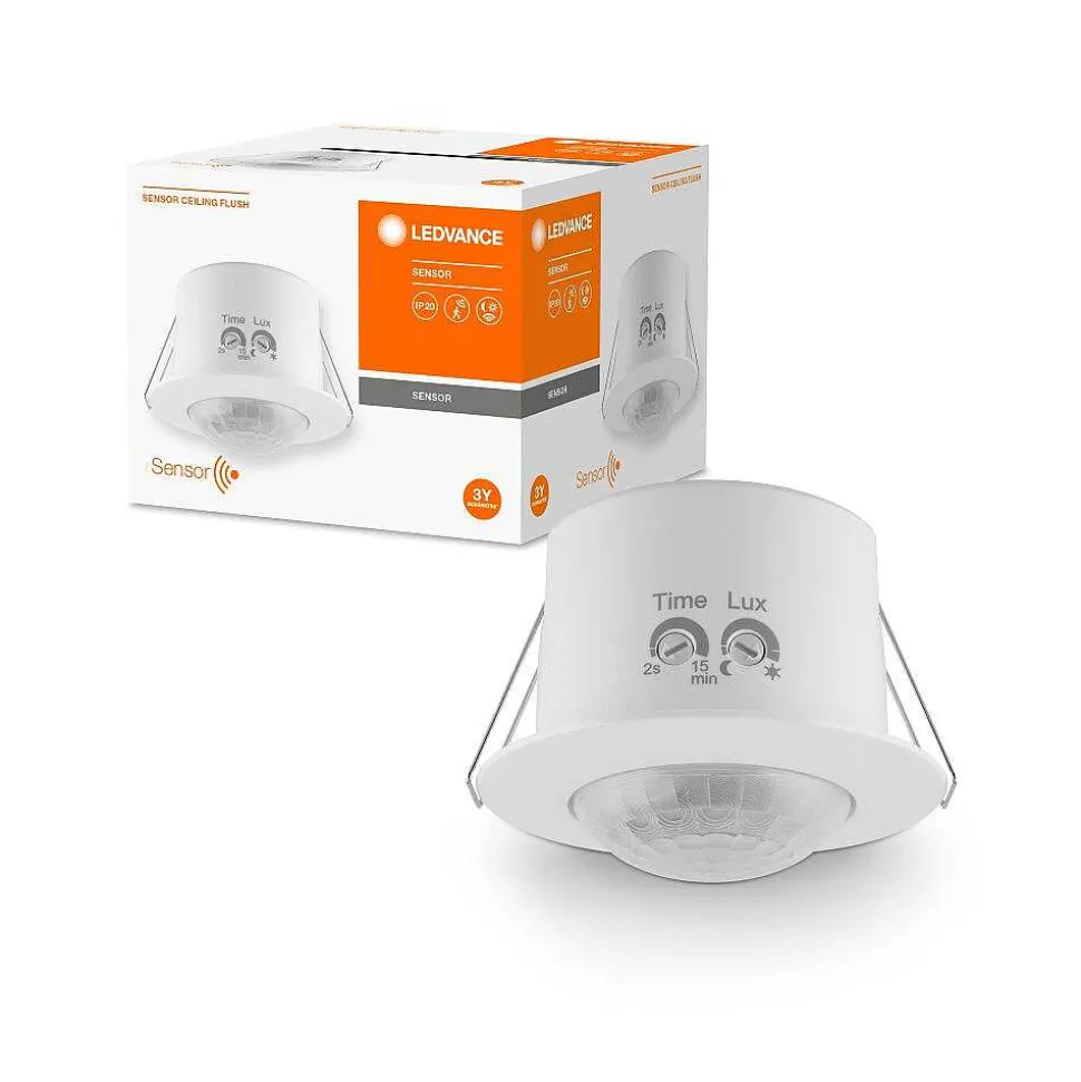 Detecteur De Mouvement Ledvance Sensor Blanc, Detecteur De Mouvement