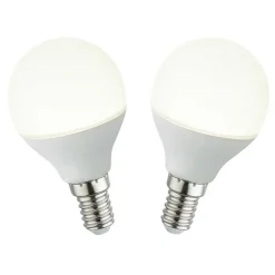 Globo Lot De 2 Led E14 4,9 Watt 470 Lumen 4000 Kelvin