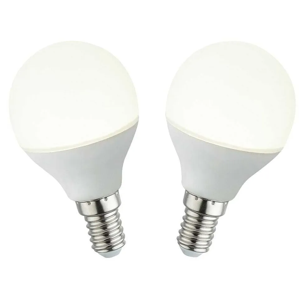Globo Lot De 2 Led E14 4,9 Watt 470 Lumen 4000 Kelvin