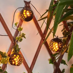 Guirlande Lumineuse Solaire Torpo Led Noir, Blanc, 96 Lumieres