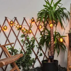 Guirlande Lumineuse Solaire Torpo Led Noir, Blanc, 96 Lumieres