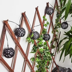 Guirlande Lumineuse Solaire Torpo Led Noir, Blanc, 96 Lumieres