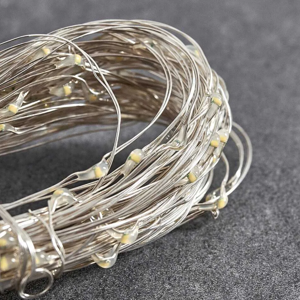 Guirlande Solaire Pistoia Led Blanc, 120 Lumieres