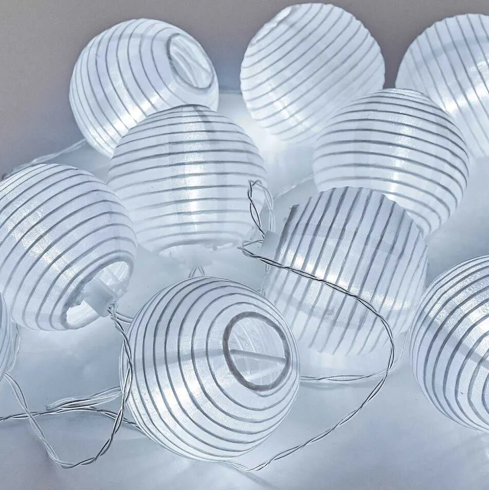 Guirlande Solaire Redding Led Blanc, 10 Lumieres