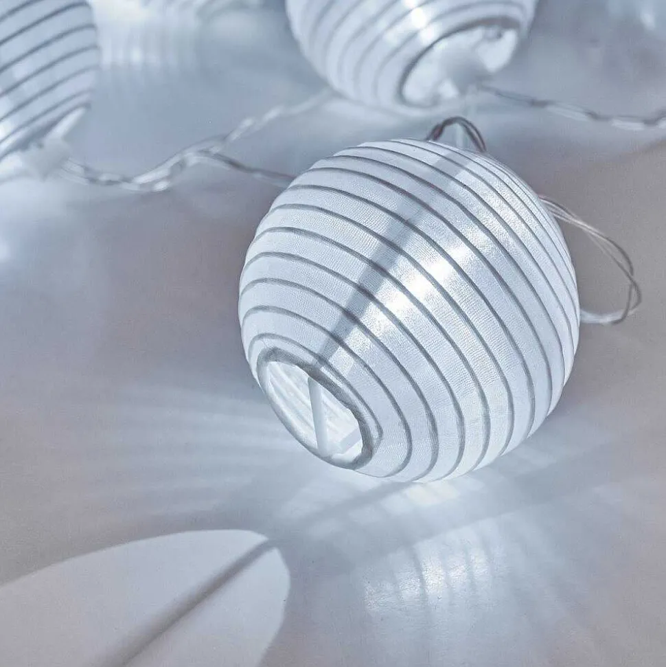 Guirlande Solaire Redding Led Blanc, 10 Lumieres