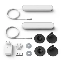 Kit De Base Double Philips Hue Ambiance White & Color Play Lightbar Led Noir, Blanc, 2 Lumieres, Changeur De Couleurs