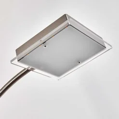 Lampadaire A Vasque Veteli Led Acier Inoxydable, 2 Lumieres