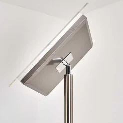 Lampadaire A Vasque Veteli Led Acier Inoxydable, 2 Lumieres