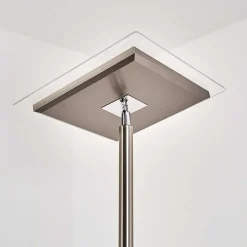 Lampadaire A Vasque Veteli Led Acier Inoxydable, 2 Lumieres