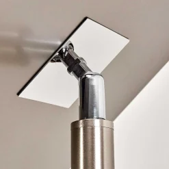 Lampadaire A Vasque Veteli Led Acier Inoxydable, 2 Lumieres