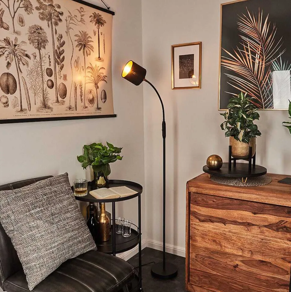 Lampadaire Alsen Noir, 1 Lumiere