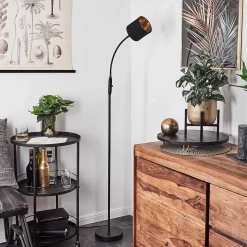 Lampadaire Alsen Noir, 1 Lumiere