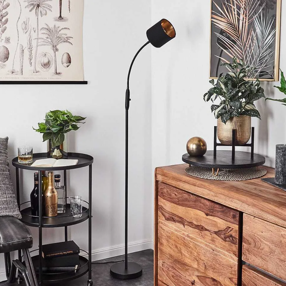 Lampadaire Alsen Noir, 1 Lumiere