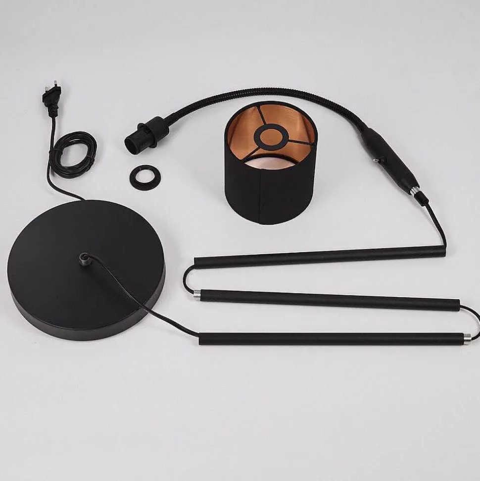 Lampadaire Alsen Noir, 1 Lumiere