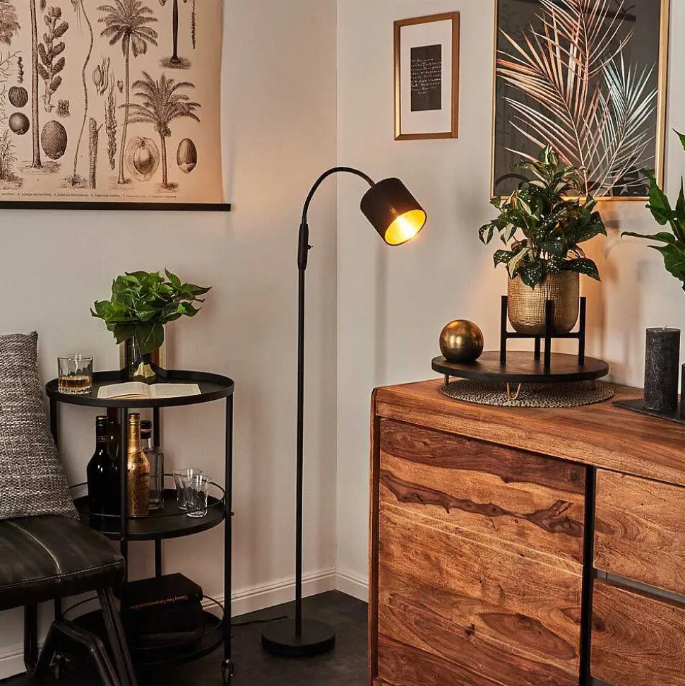 Lampadaire Alsen Noir, 1 Lumiere