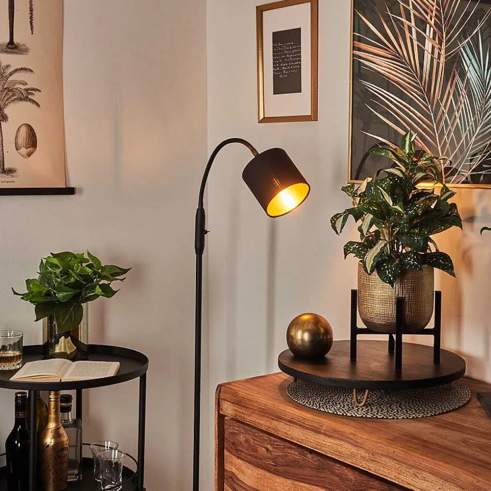 Lampadaire Alsen Noir, 1 Lumiere