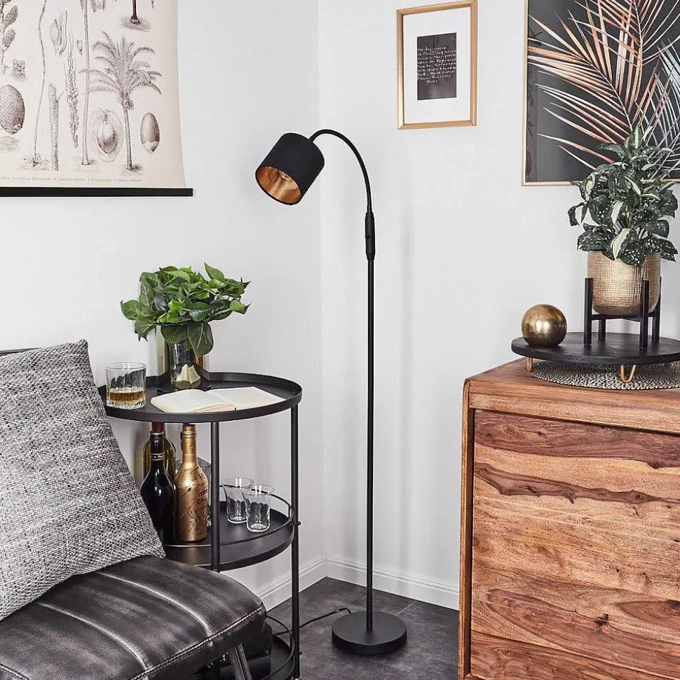 Lampadaire Alsen Noir, 1 Lumiere