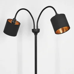 Lampadaire Alsen Noir, 2 Lumieres