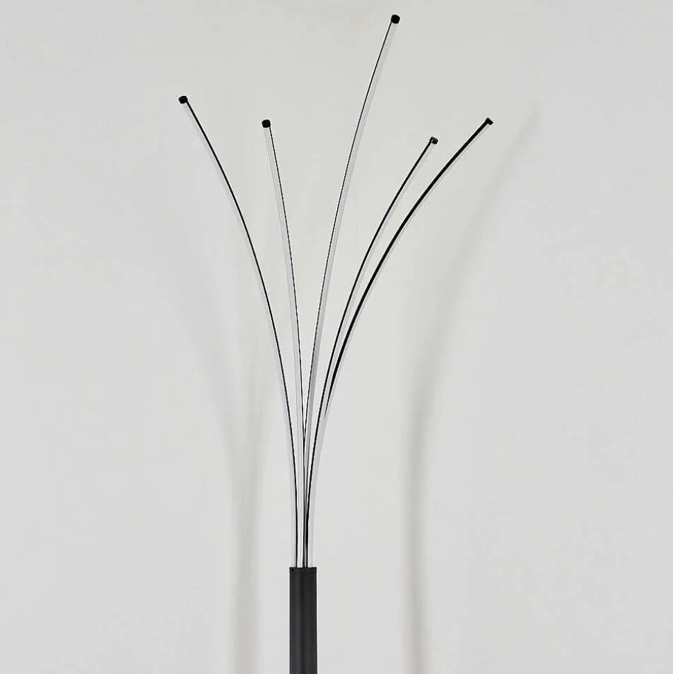 Lampadaire Bakersfield Led Noir, Blanc, 1 Lumiere