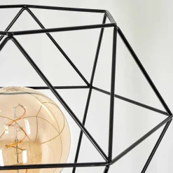 Lampadaire Bardhaman Noir, 1 Lumiere