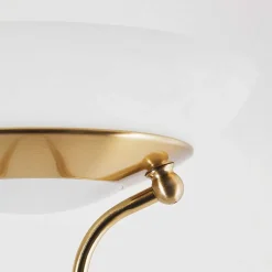 Lampadaire Biot Led Laiton, 2 Lumieres