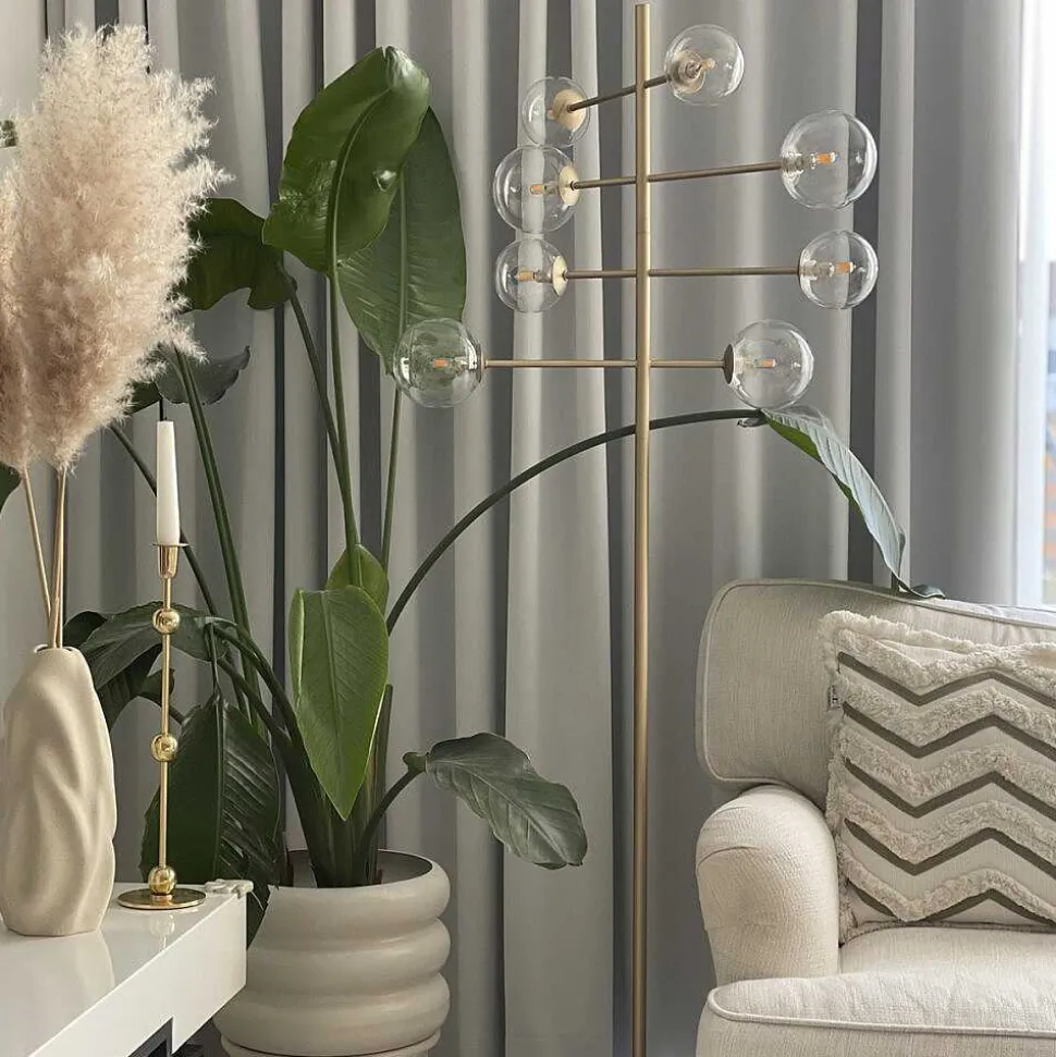 Lampadaire By Rydens Avenue Or, 8 Lumieres