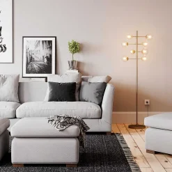 Lampadaire By Rydens Avenue Or, 8 Lumieres