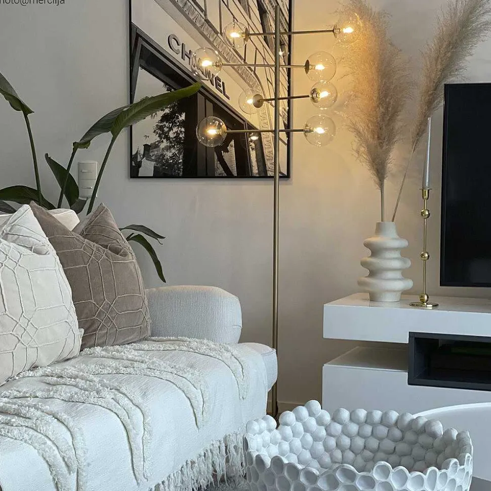 Lampadaire By Rydens Avenue Or, 8 Lumieres