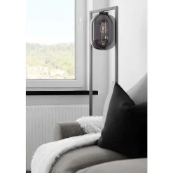 Lampadaire By Rydens Dixton Noir, 1 Lumiere