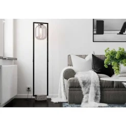 Lampadaire By Rydens Dixton Noir, 1 Lumiere