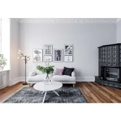 Lampadaire By Rydens Heroes Laiton, Noir, 12 Lumieres