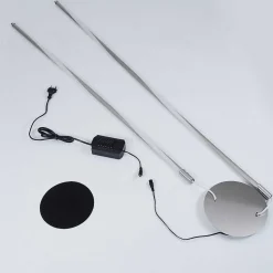 Lampadaire Concord Led Argente, 1 Lumiere