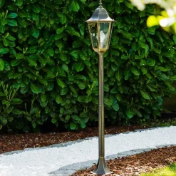 Lampadaire D'Exterieur Hongkong Bronze, Or, 1 Lumiere