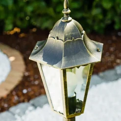 Lampadaire D'Exterieur Hongkong Bronze, Or, 1 Lumiere