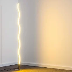 Lampadaire Dillon Led Nickel Mat, 1 Lumiere