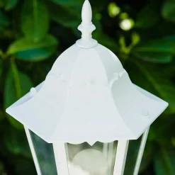 Lampadaire Exterieur Bristol Blanc, 1 Lumiere