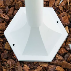 Lampadaire Exterieur Bristol Blanc, 1 Lumiere