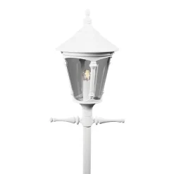 Lampadaire Exterieur Konstsmide Virgo Blanc, 1 Lumiere