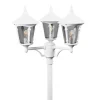 Lampadaire Exterieur Konstsmide Virgo Blanc, 3 Lumieres
